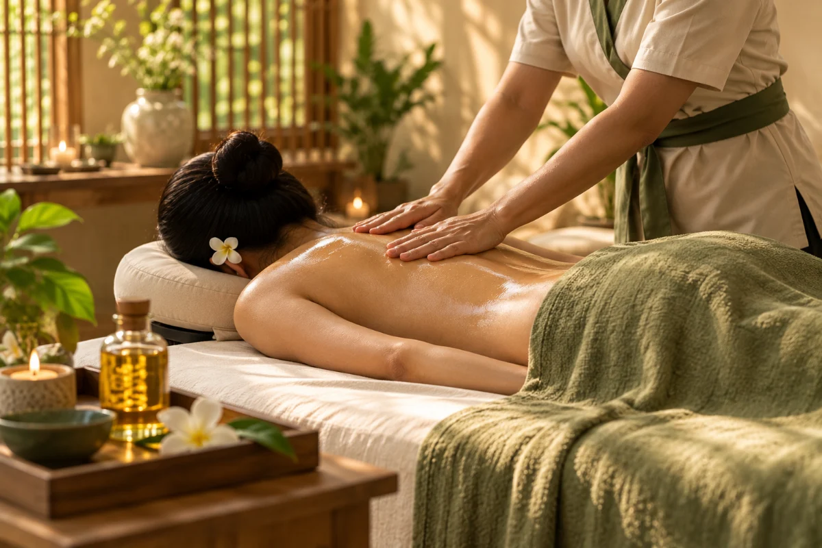 Massage body tinh dầu – An Nhiên