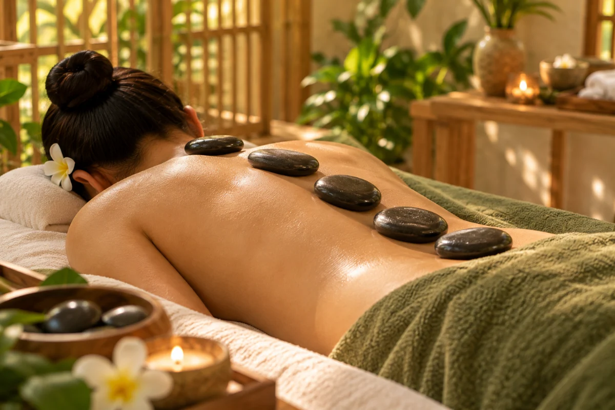 Massage đá nóng – An Nhiên