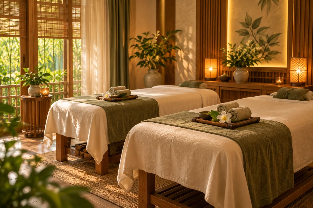 Phòng massage đôi riêng tư – An Nhiên